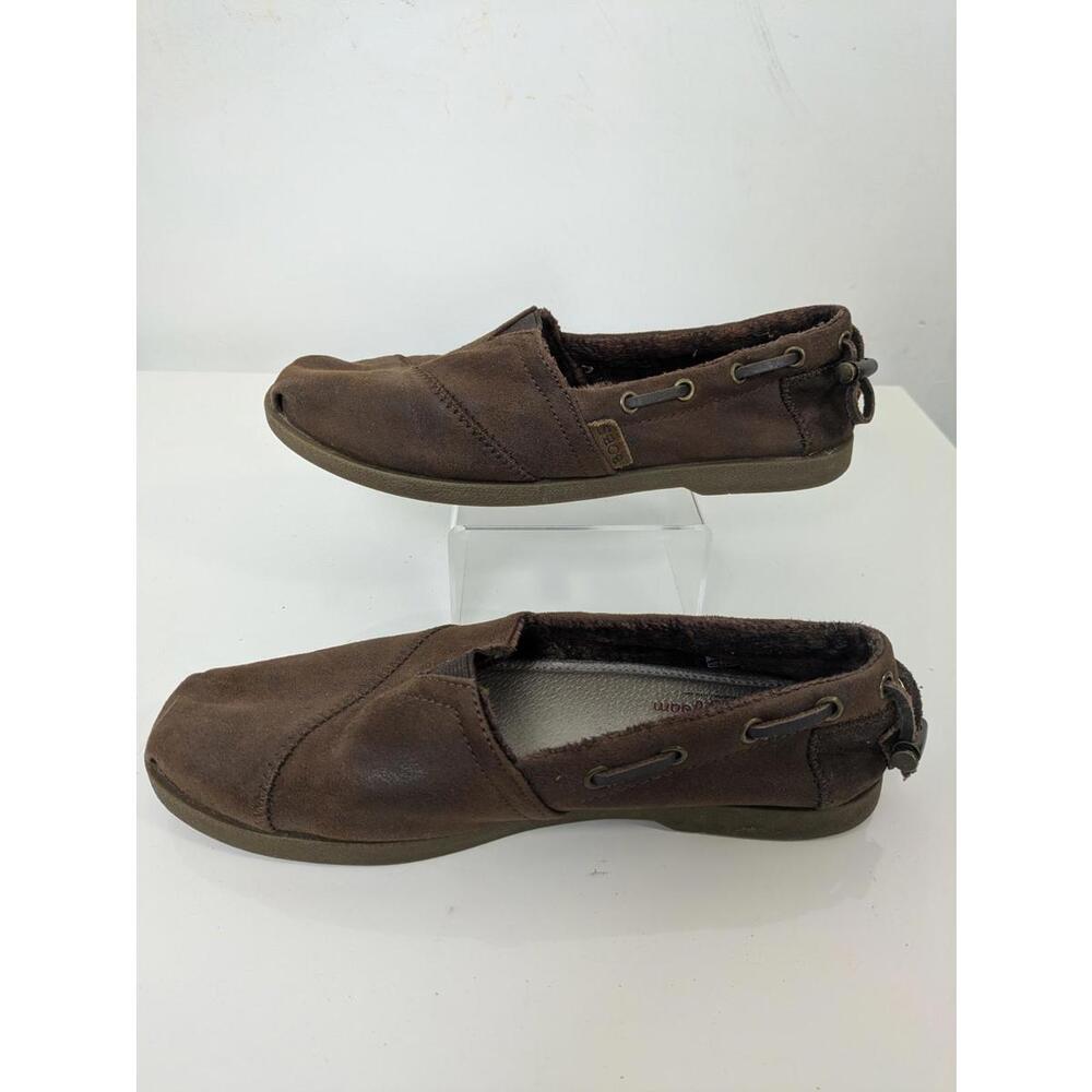 BOBS by Skechers Memory Foam Brown Flats W6.5